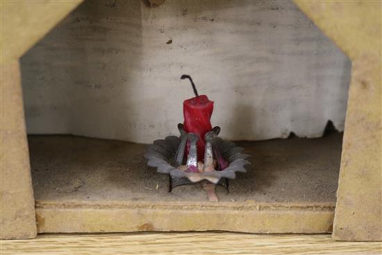 A collection of Victorian and later childrens toys, including The Crown Illuminated Panorama,